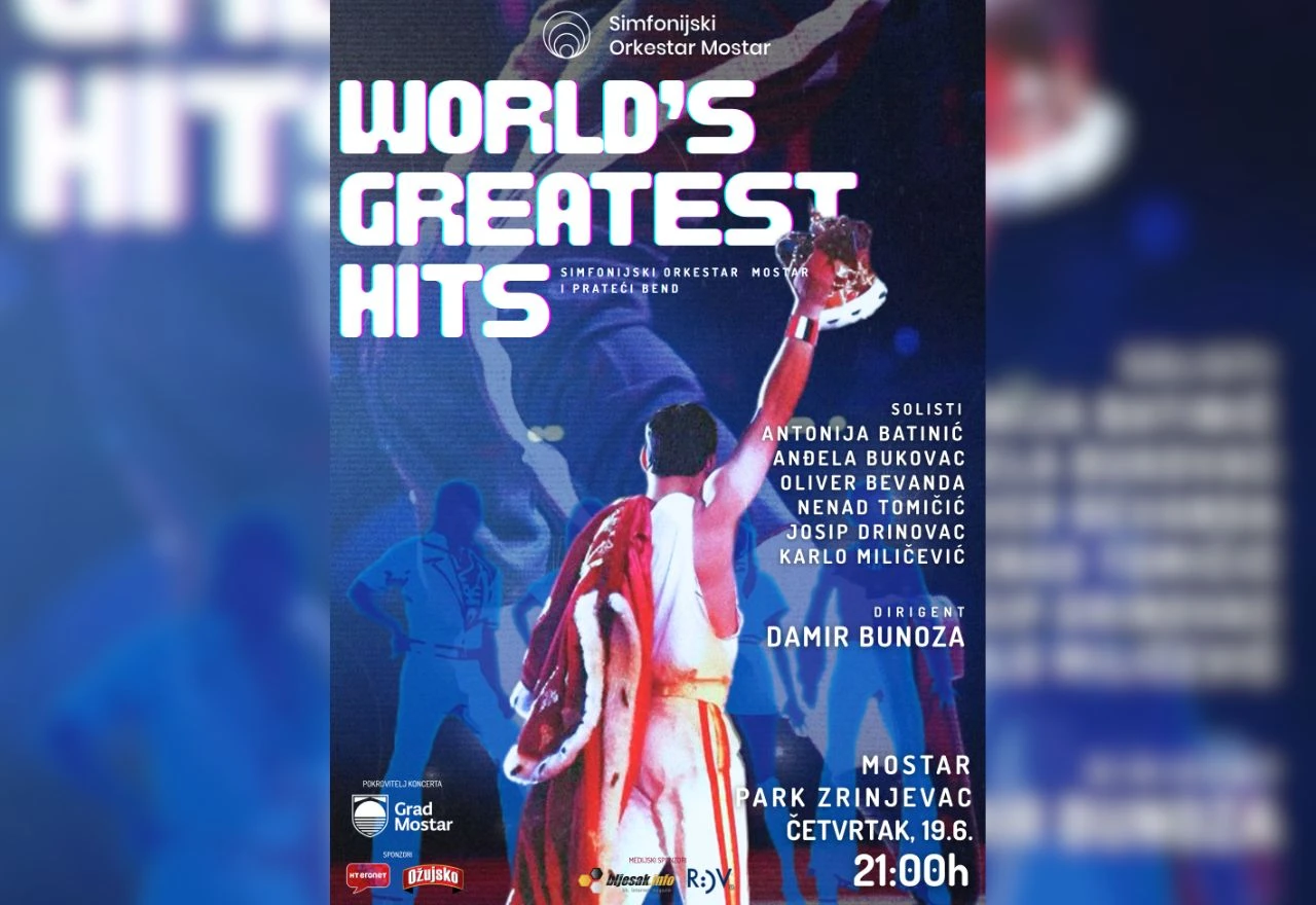 Koncert "The World's Greatest Hits" u parku Zrinjevac povodom Svjetskog dana glazbe