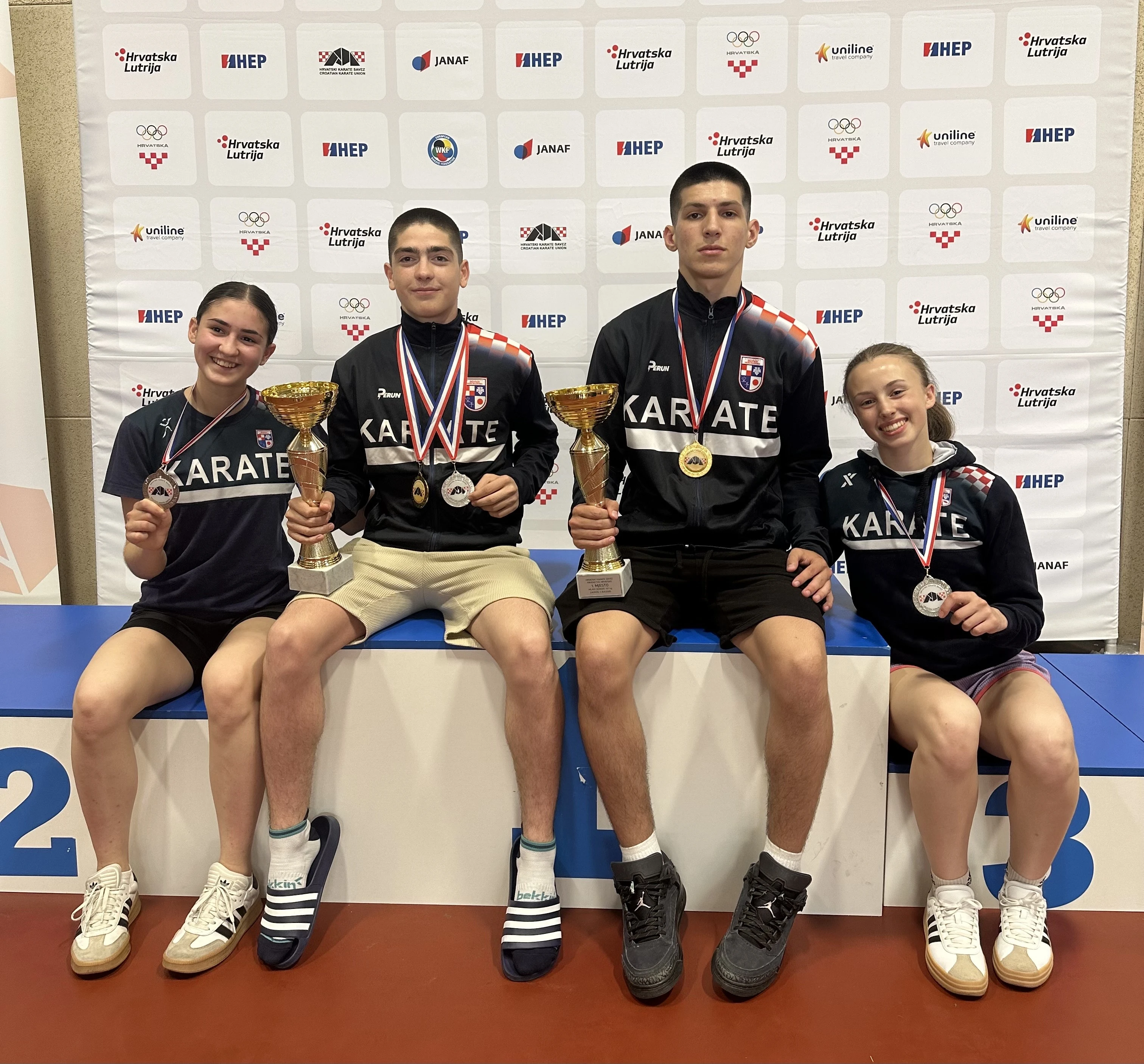 Karate klub Brotnjo Hercegovina osvojio pet medalja na Prvenstvu Hrvatske
