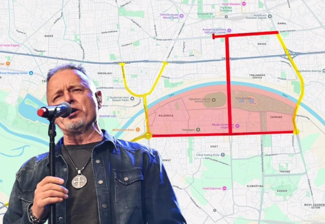 Za Thompsonov koncert zatvara se niz ulica u Zagrebu