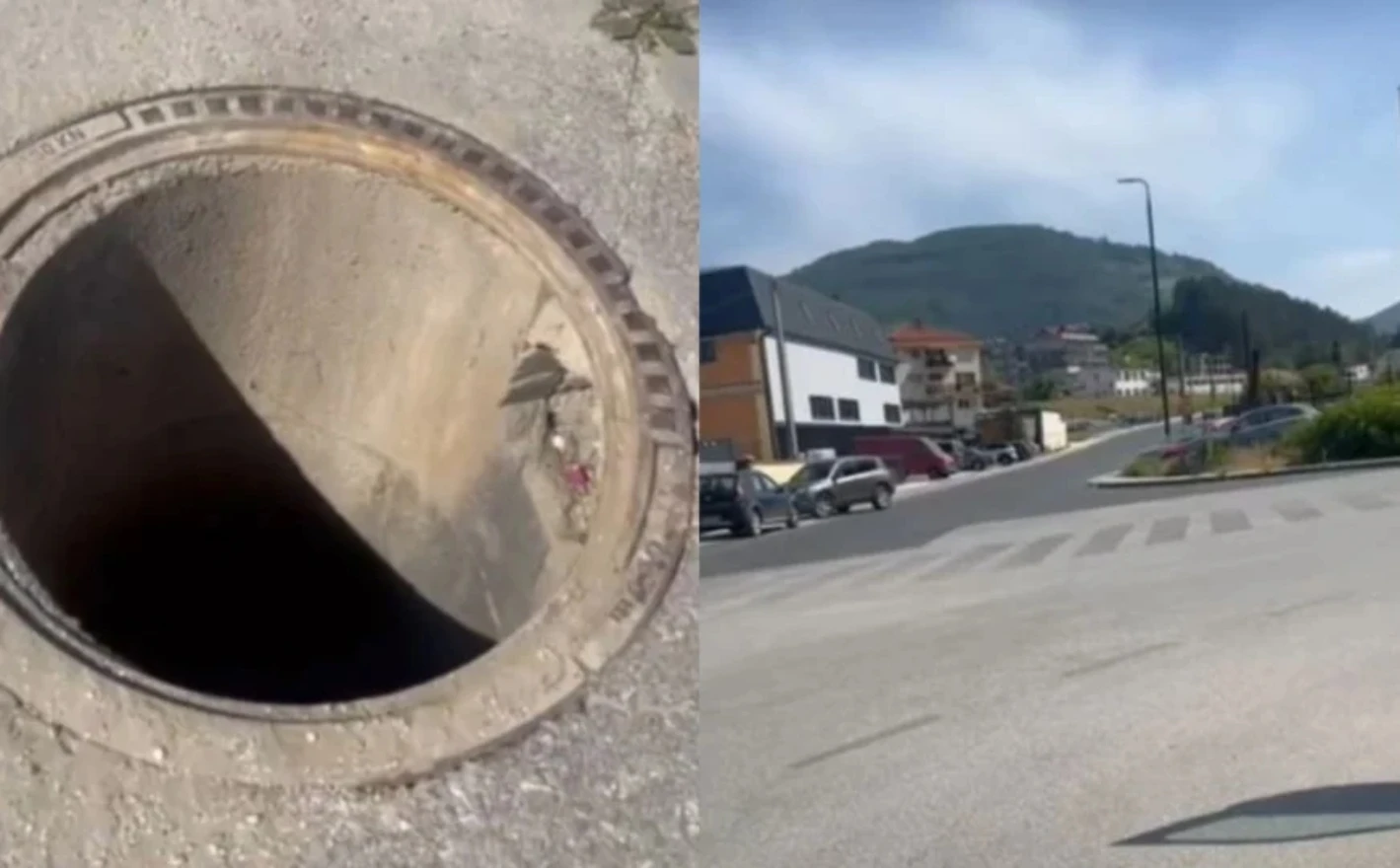 VIDEO: Djevojčica upala u šaht u Vogošći