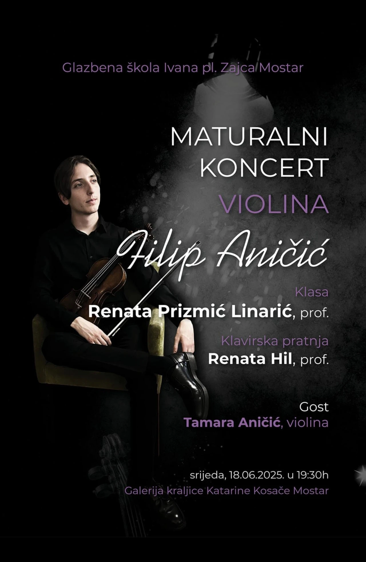Maturalni koncert Filipa Aničića