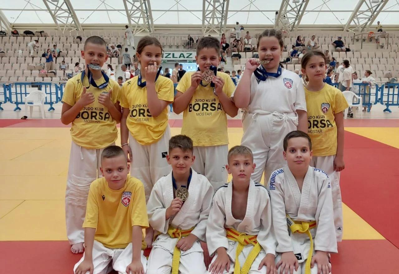 Zlato i srebro za mostarsku Borsu na judo turniru u Omišu