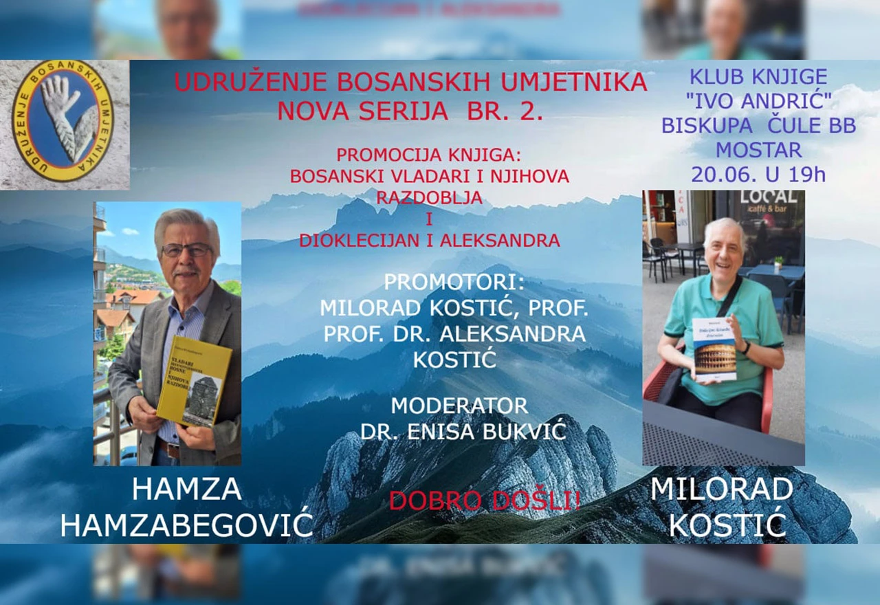 Mostar: Promocija knjiga o Dioklecijanu i bosanskim vladarima