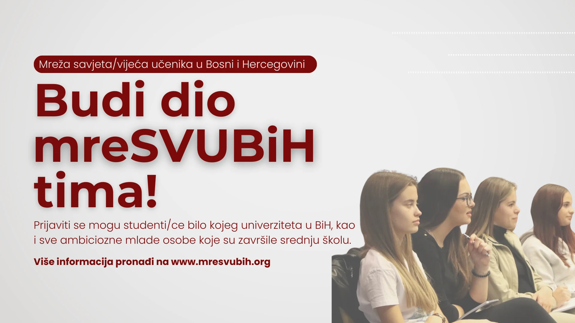 Prijavi se za 11. generaciju mreSVUBiH akademije i postani lider