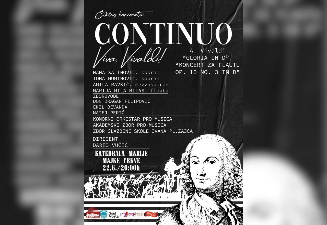 Udruga Kulturni Preporod zatvara sezonu koncertom ''Viva, Vivaldi!''