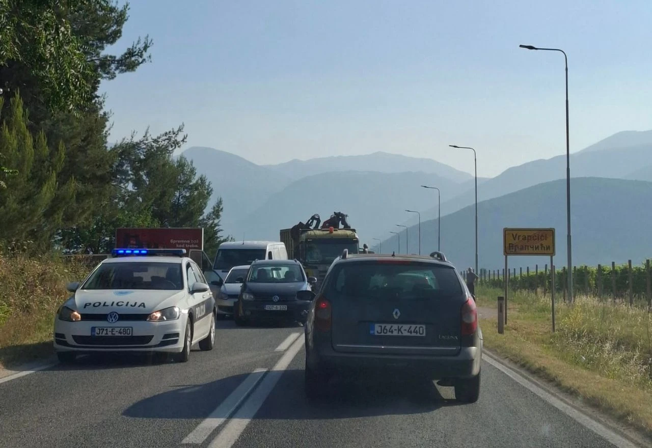 Lančani sudar u Vrapčićima