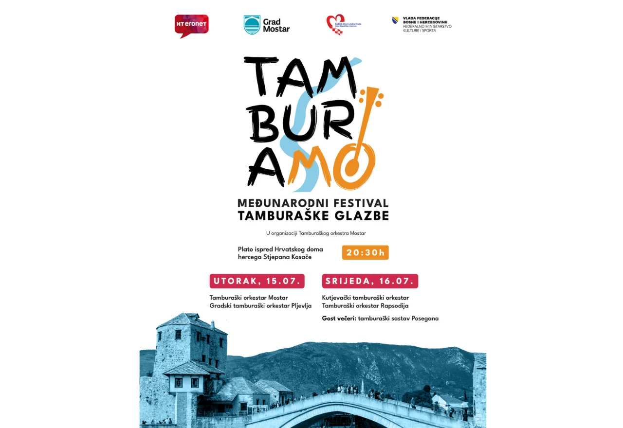 Mostar domaćin prvog međunarodnog festivala "TamburaMO"