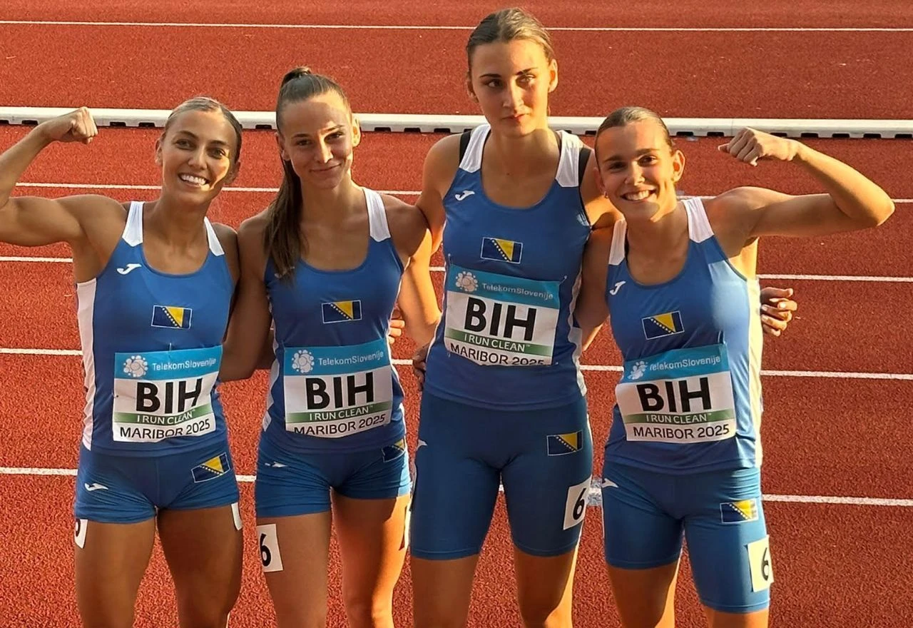 Novi državni rekord: Ženska štafeta BiH briljirala na Europskom prvenstvu