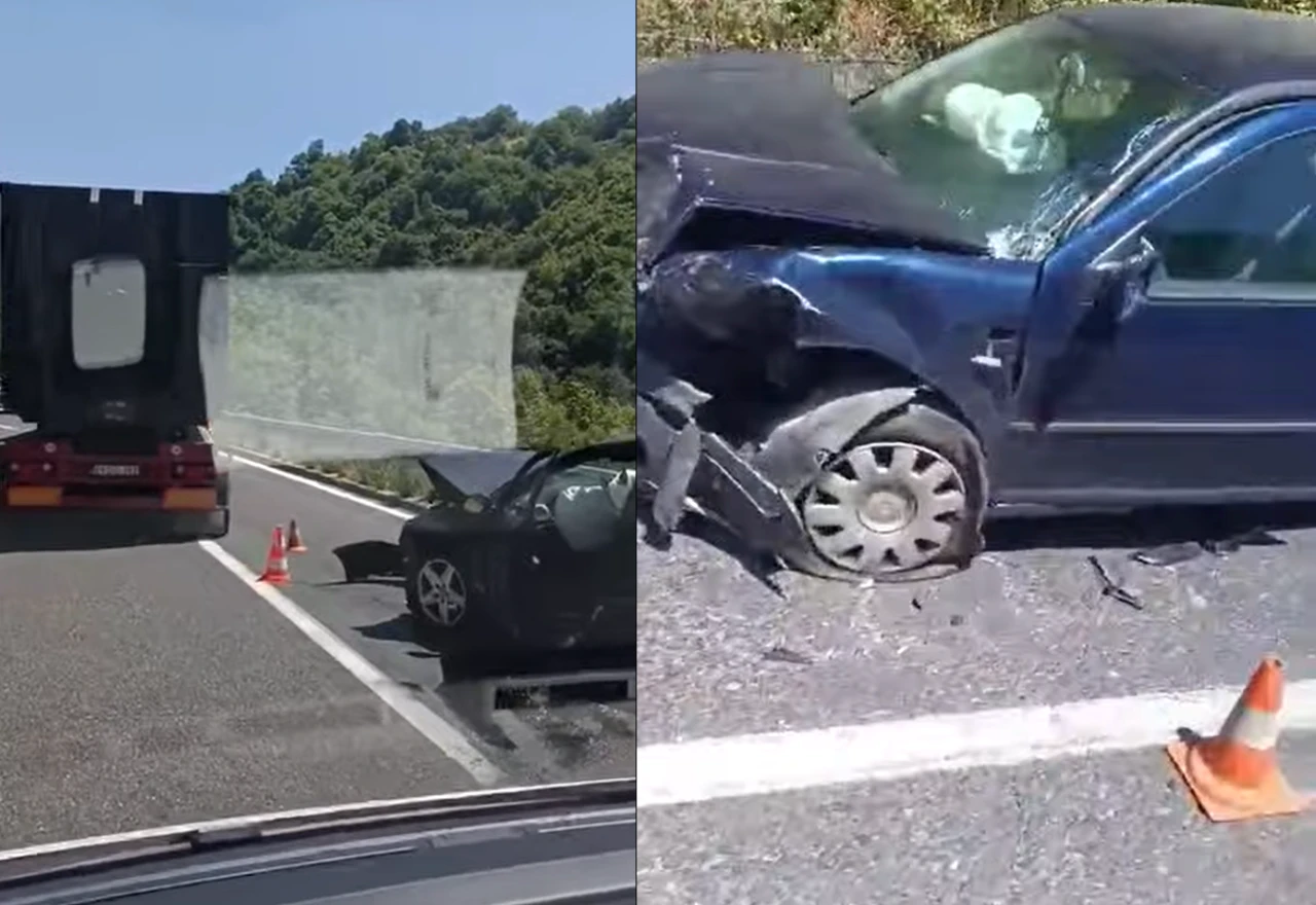 VIDEO | Prometna nesreća na Bradini usporila promet na M-17
