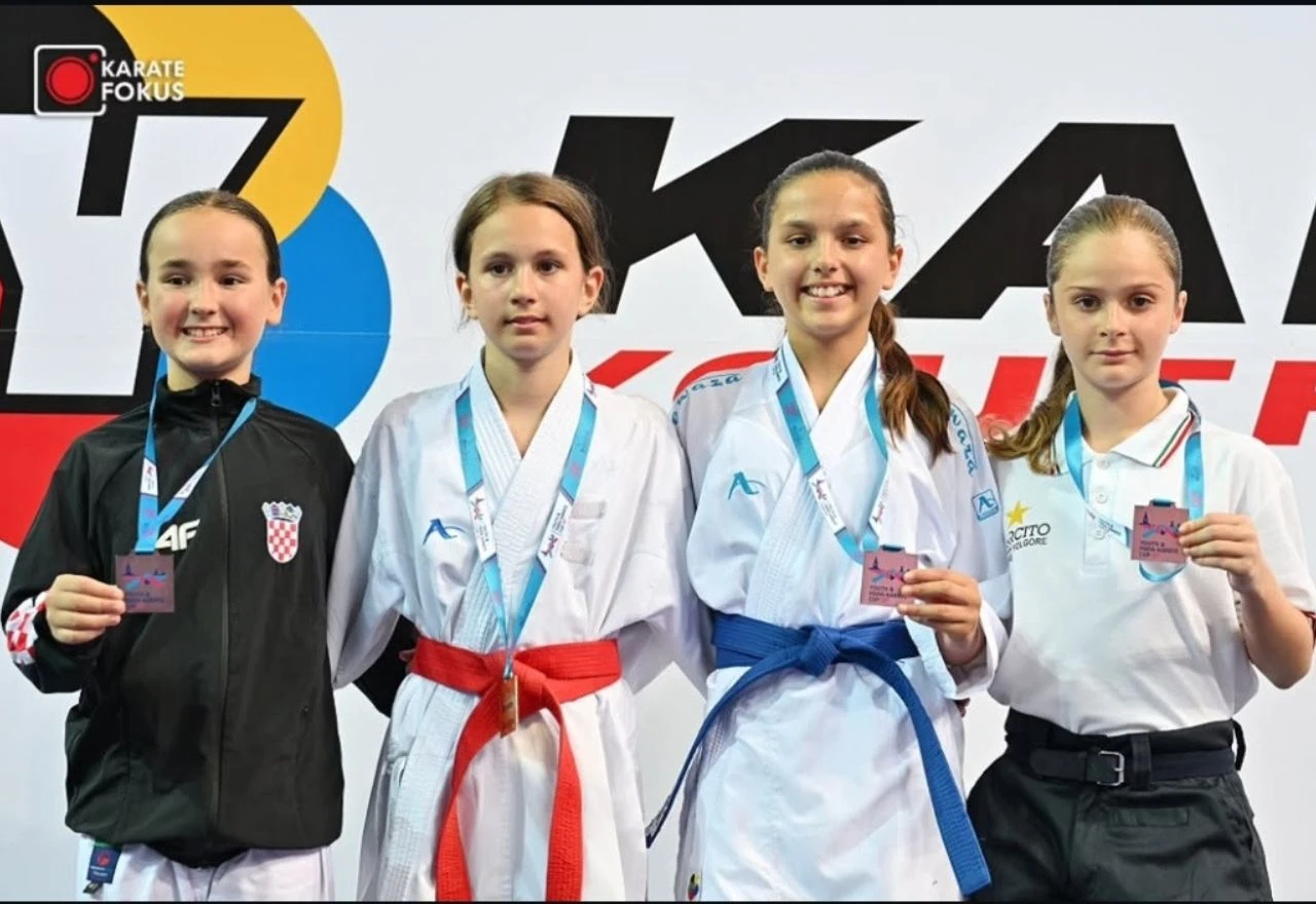 Nina Kvesić iz Karate kluba Zrinjski osvojila srebro na Svjetskom karate kupu