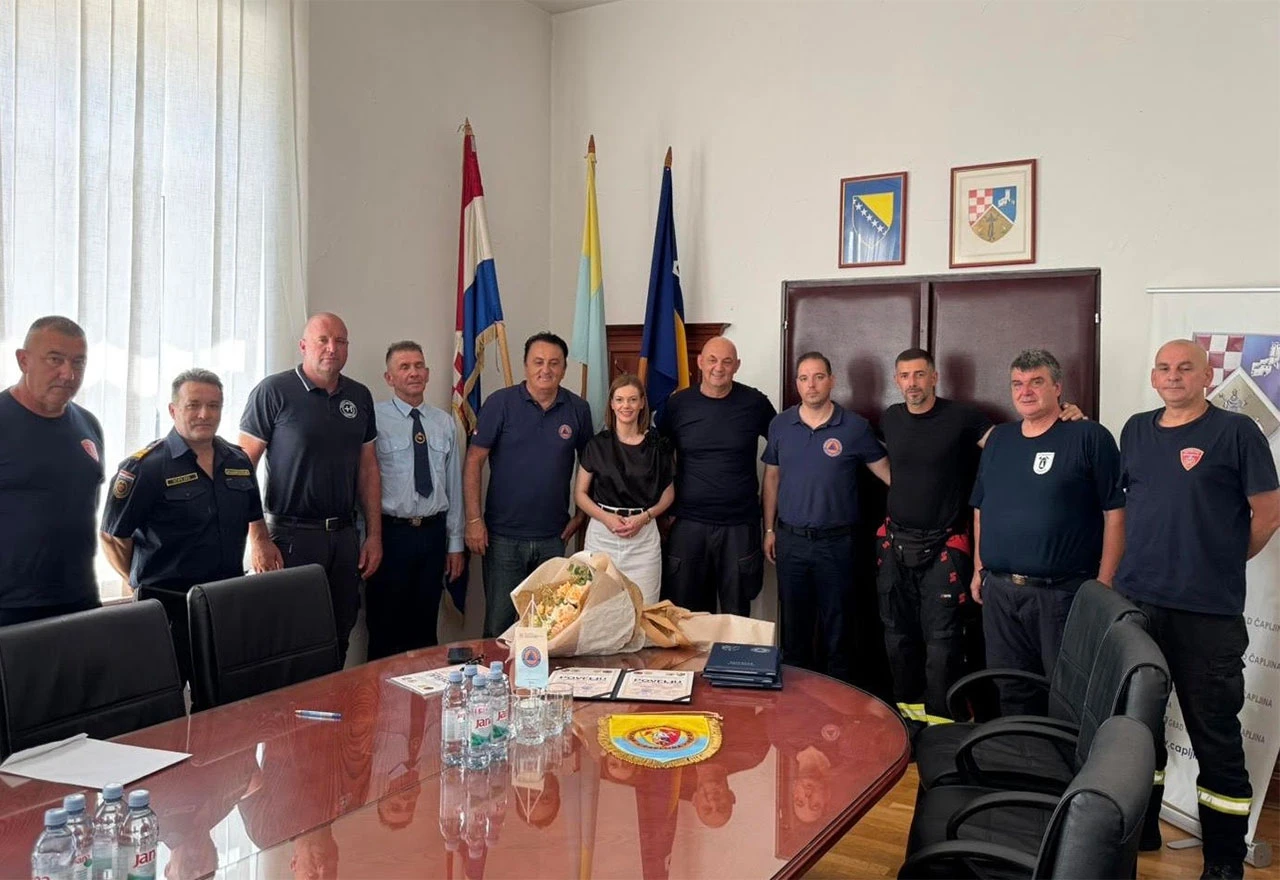 U Čapljini potpisana povelja između vatrogasaca i Uprave civilne zaštite