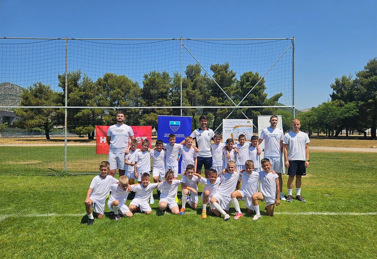 FOTO | Završen kamp Real Madrida u Mostaru, potvrđen epitet najpopularnijeg kluba na svijetu