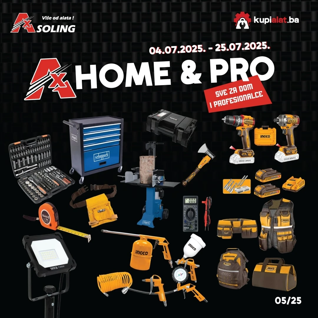 Ne propustite akcijske ponude iz našeg novog AX HOME & PRO letka!