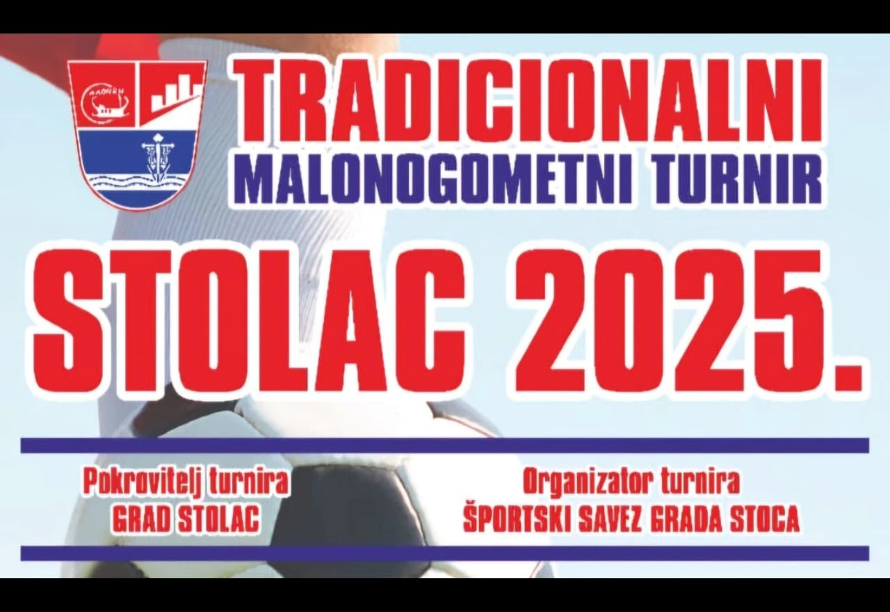 Malonogometni turnir “Stolac 2025” okuplja ekipe iz BiH, Hrvatske i Crne Gore