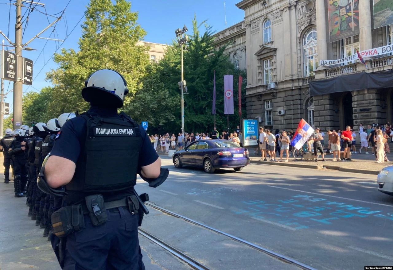 Policija prekinula blokadu u Beogradu
