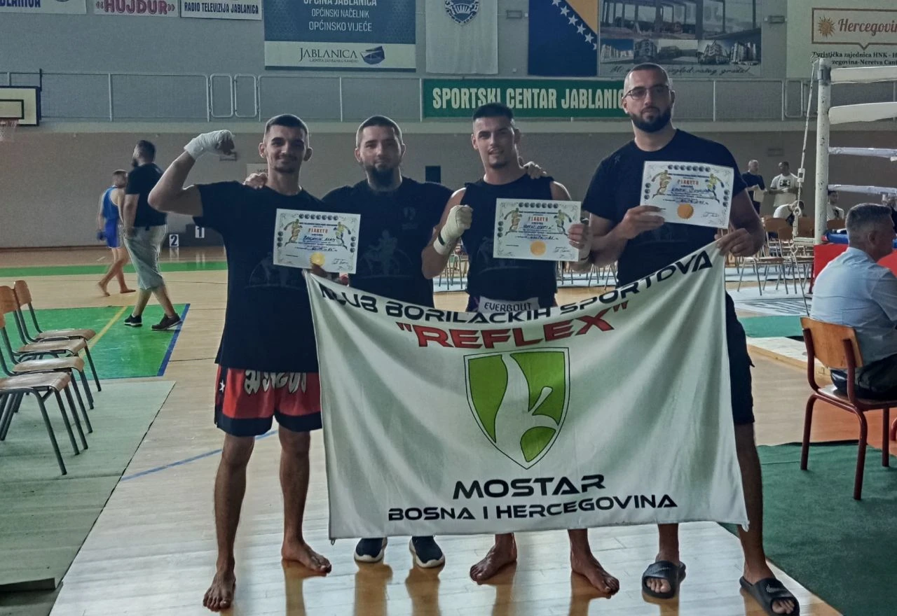 Trijumf Sportskog društva Reflex Mostar na Državnom prvenstvu u tajlandskom boksu