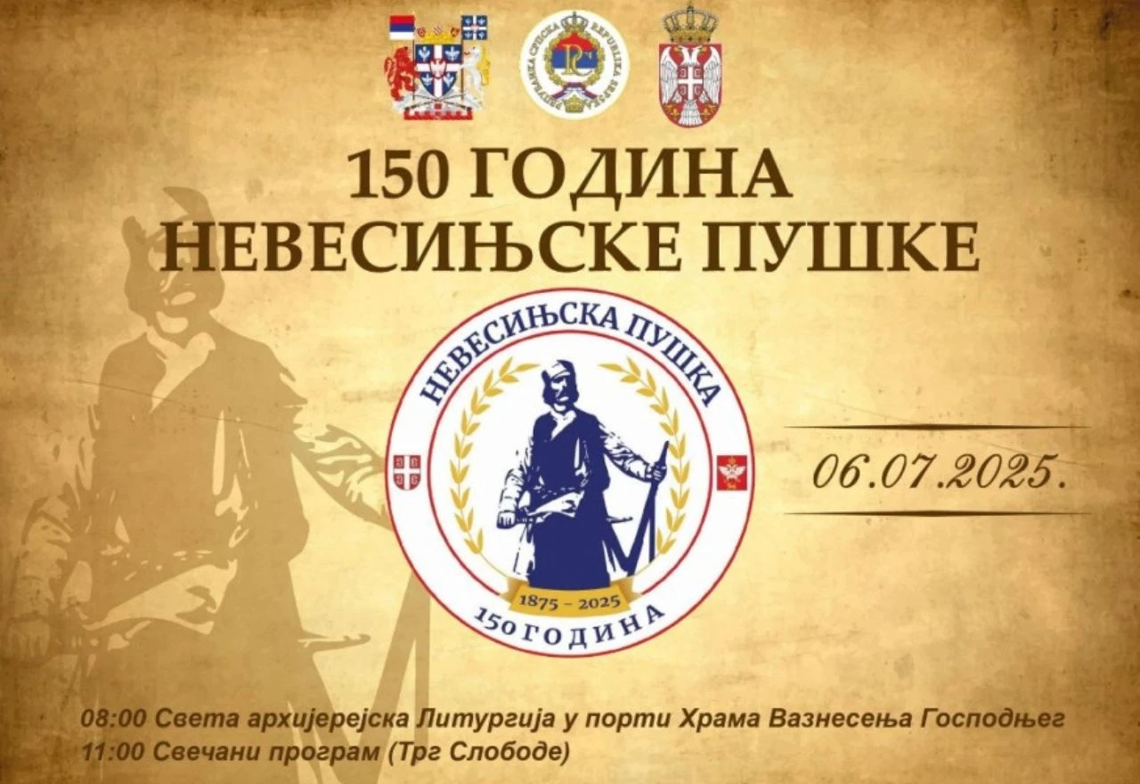 Danas centralna manifestacija povodom 150 godina ''Nevesinjske puške''