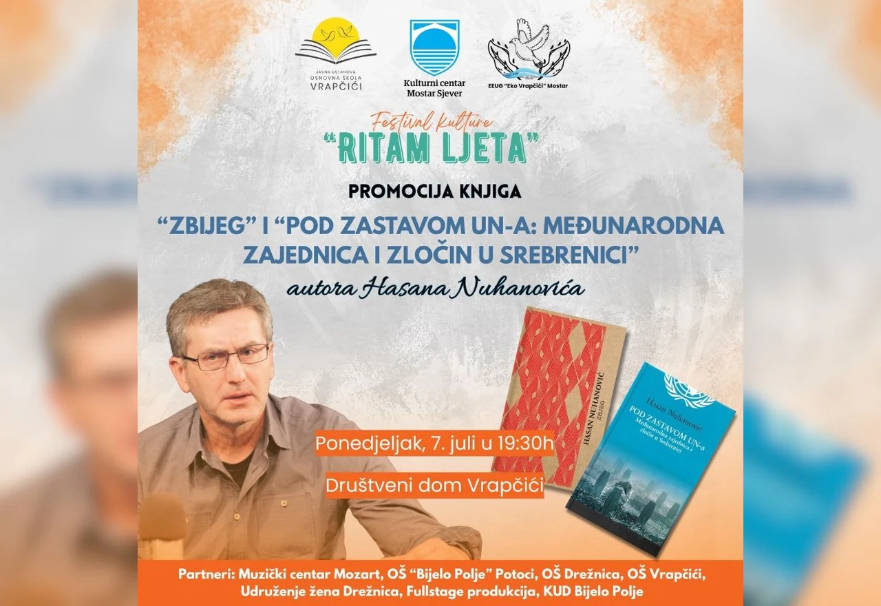Promocija knjiga Hasana Nuhanovića u Mostaru