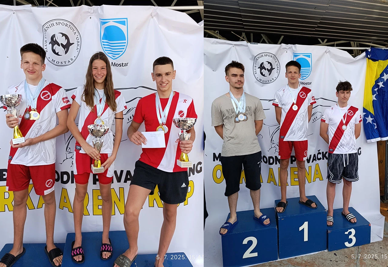 Plivači Zrinjskog briljirali na Orka Arena CUP 2025