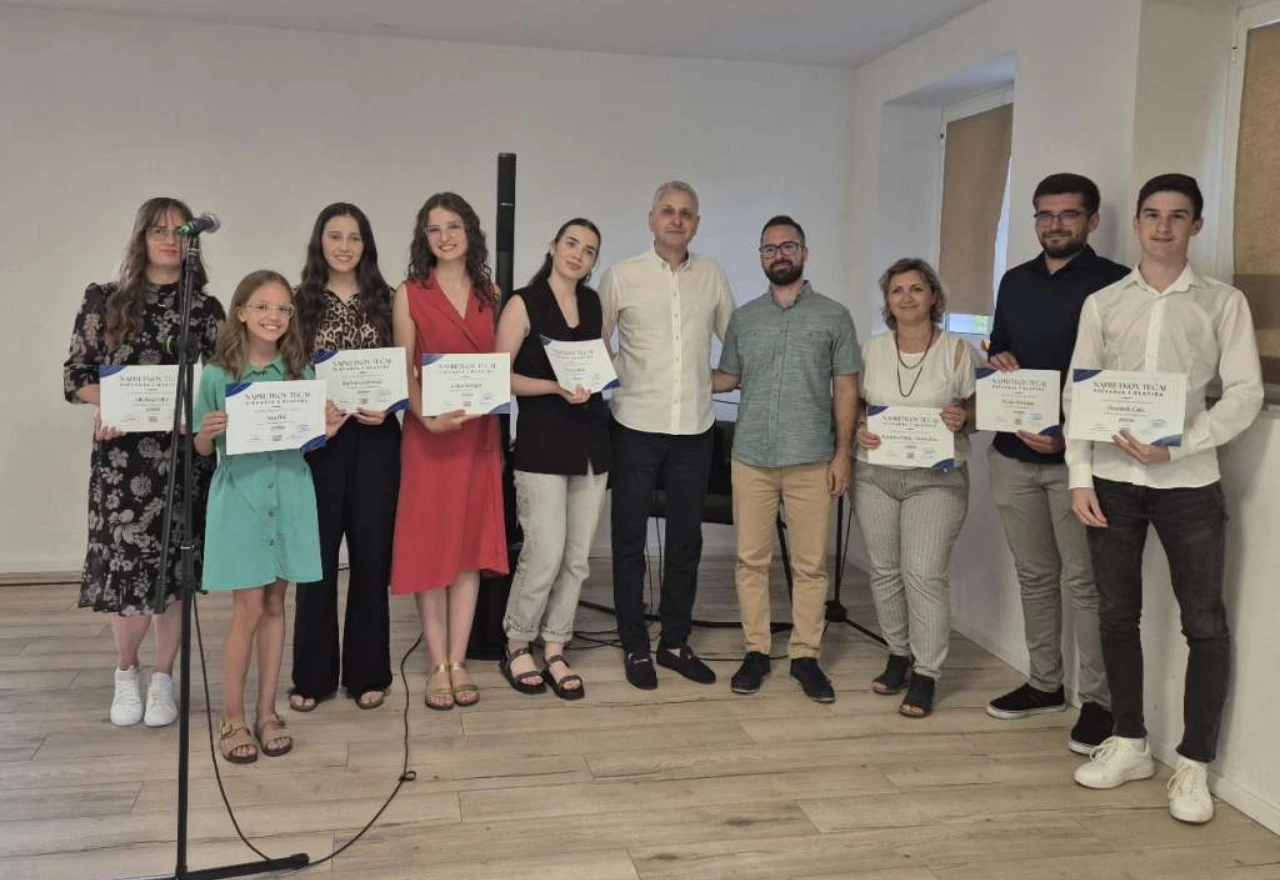 Mostar: Završnim koncertom obilježen kraj glazbenog tečaja HKD-a Napredak