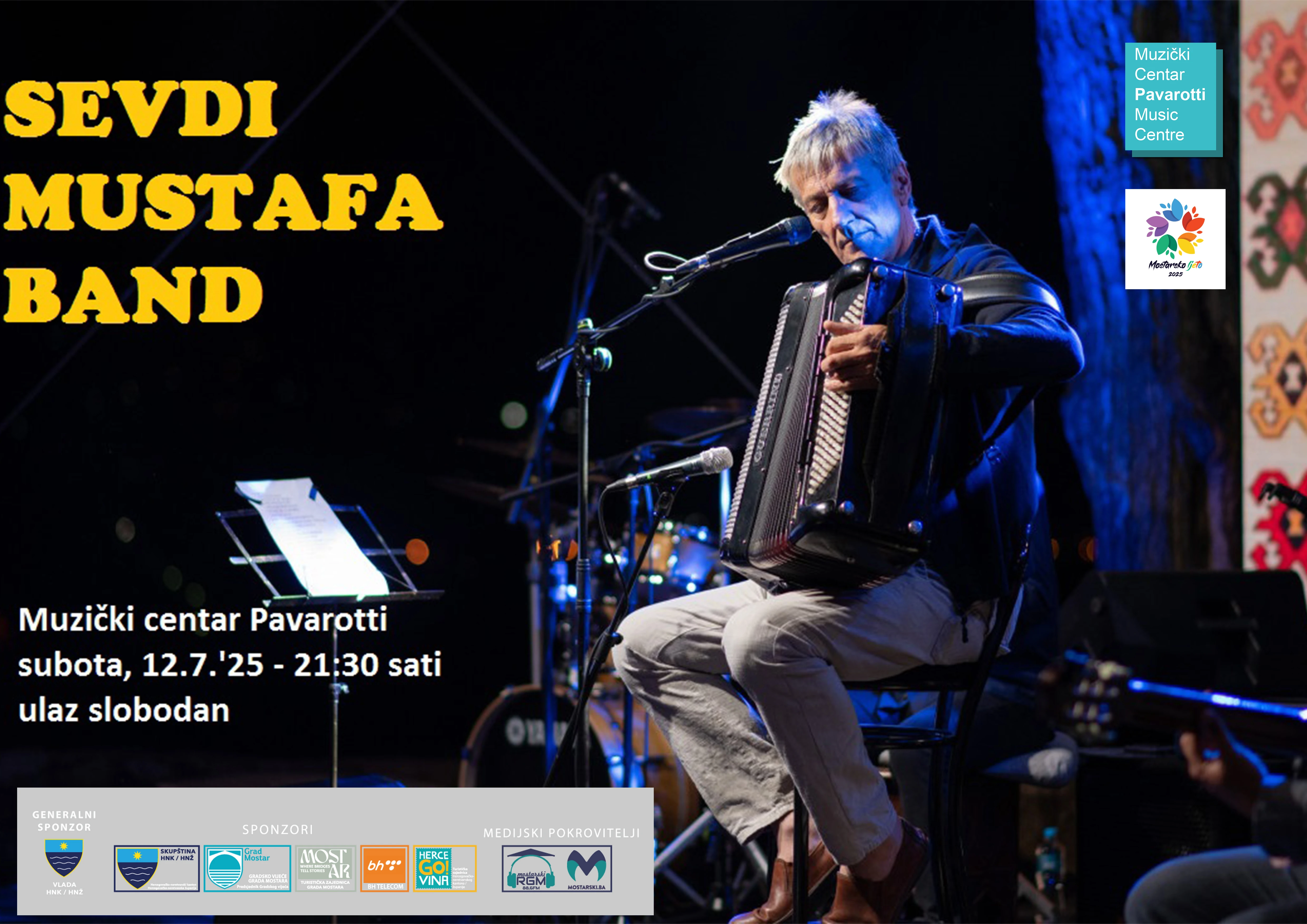 Koncert Sevdi Mustafa benda u Pavarotti centru