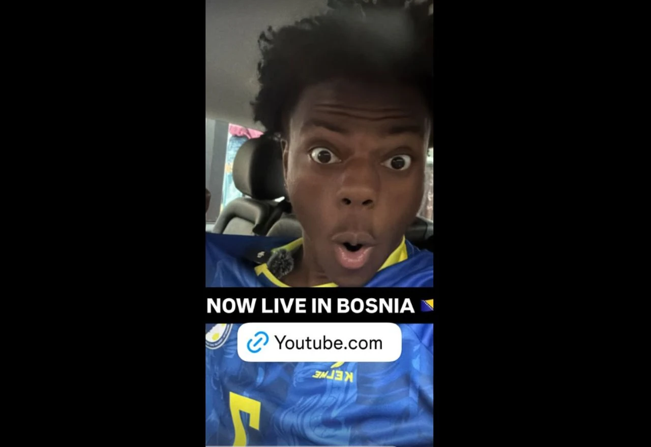 Najpopularniji YouTuber IShowSpeed stigao u Sarajevo i oduševio fanove