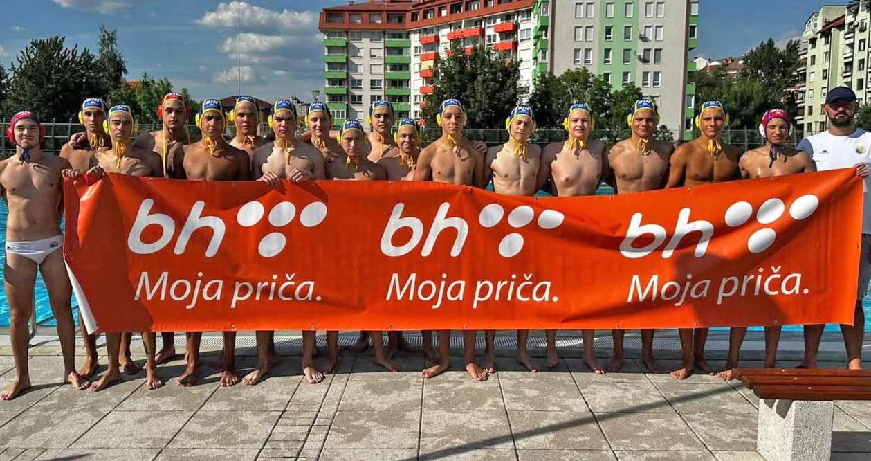 Vaterpolo reprezentacija BiH U-16 piše povijest na Europskom prvenstvu u Ljubljani