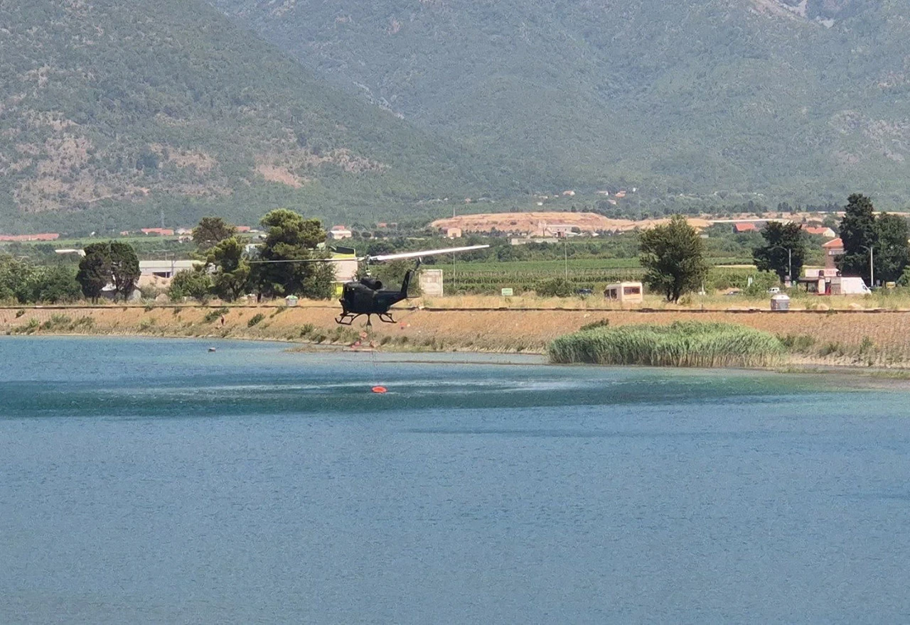 VIDEO | Helikopter Oružanih snaga BiH na terenu