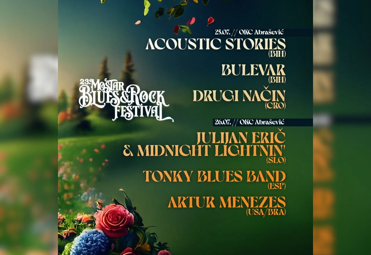 23. Mostar Blues & Rock Festival: Legendarni Drugi način otvara prvu večer