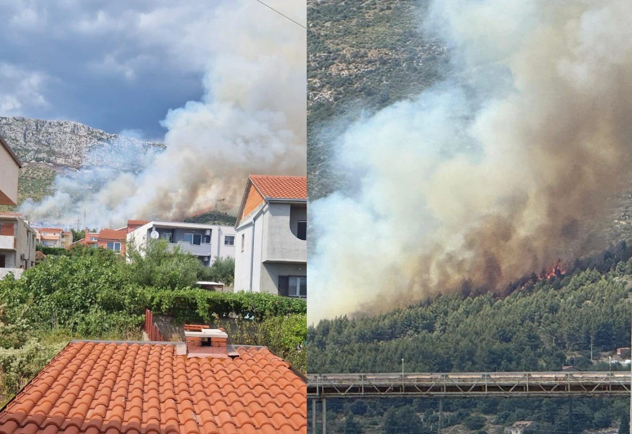 Požar kod Kaštel Sućurca: Na terenu 115 vatrogasaca i tri kanadera