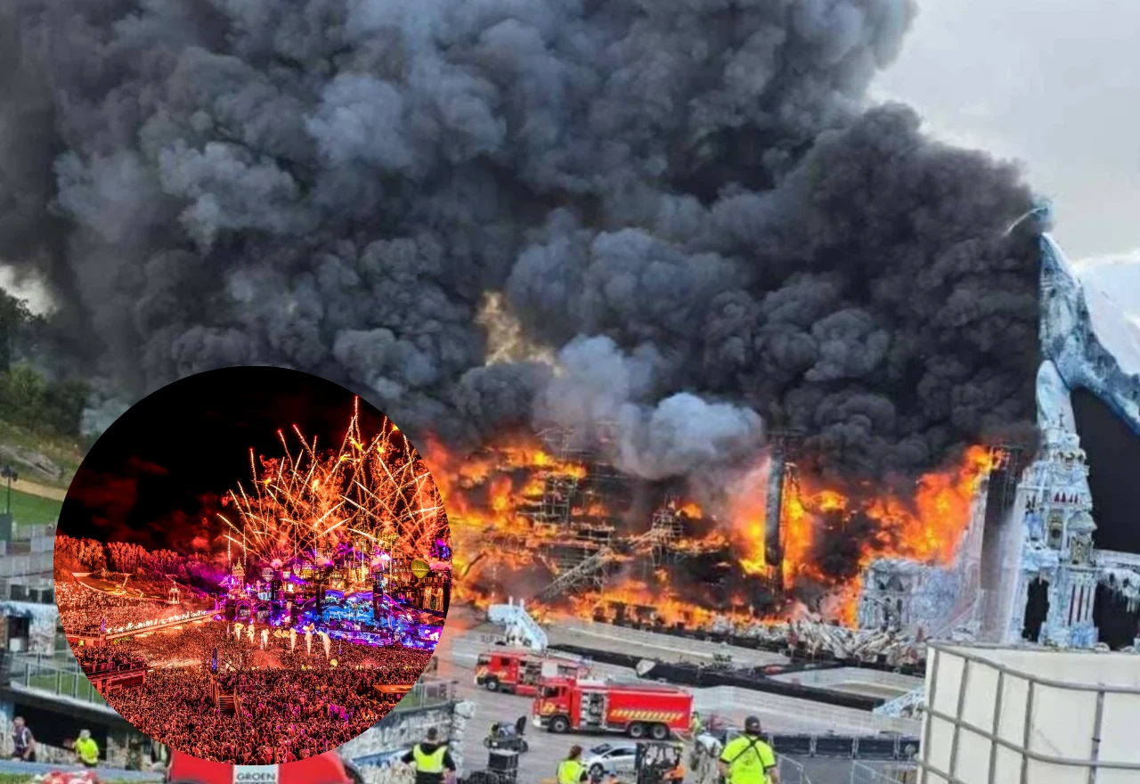 VIDEO | Požar na Tomorrowlandu pred otvaranje: Glavna pozornica potpuno uništena