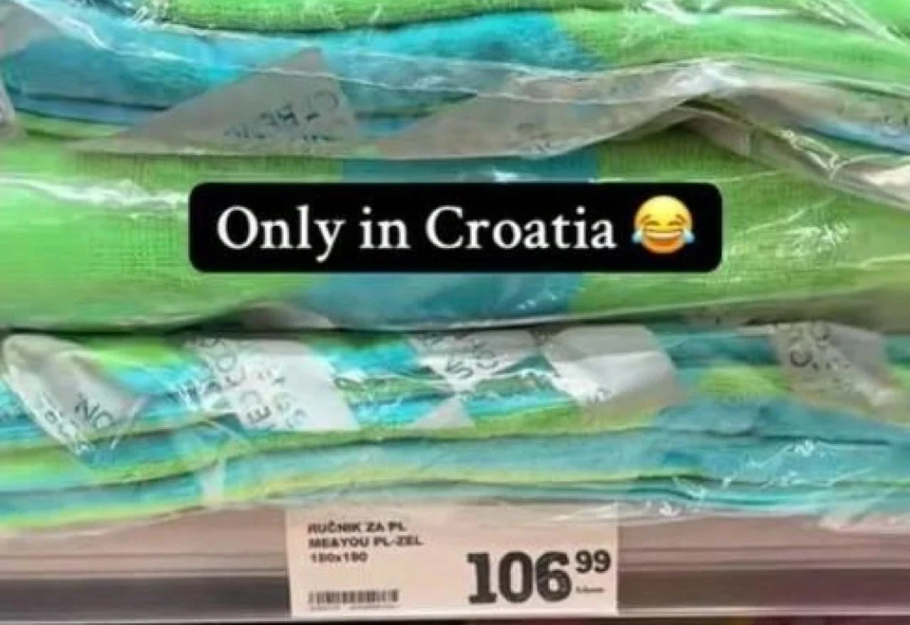 106 eura za ručnik? Snimka iz Hrvatske postala hit na društvenim mrežama