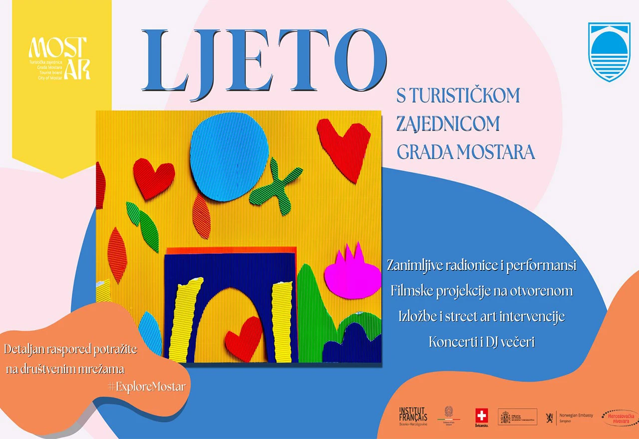 Manifestacija ''Ljeto s TZ Grada Mostara'': Filmovi, koncerti, murali i poezija