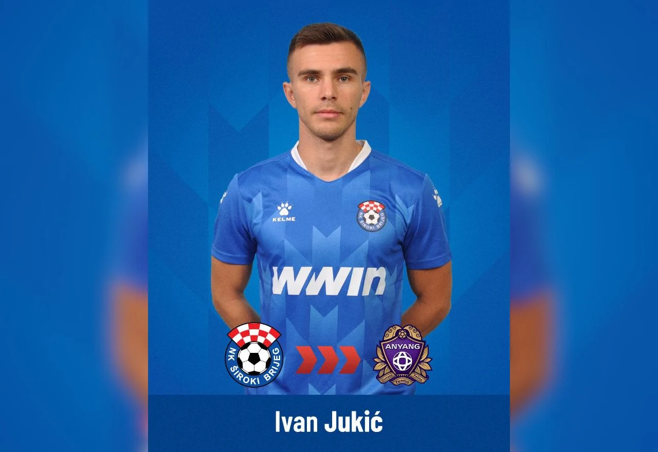 Ivan Jukić napustio Široki Brijeg, karijeru nastavlja u Južnoj Koreji