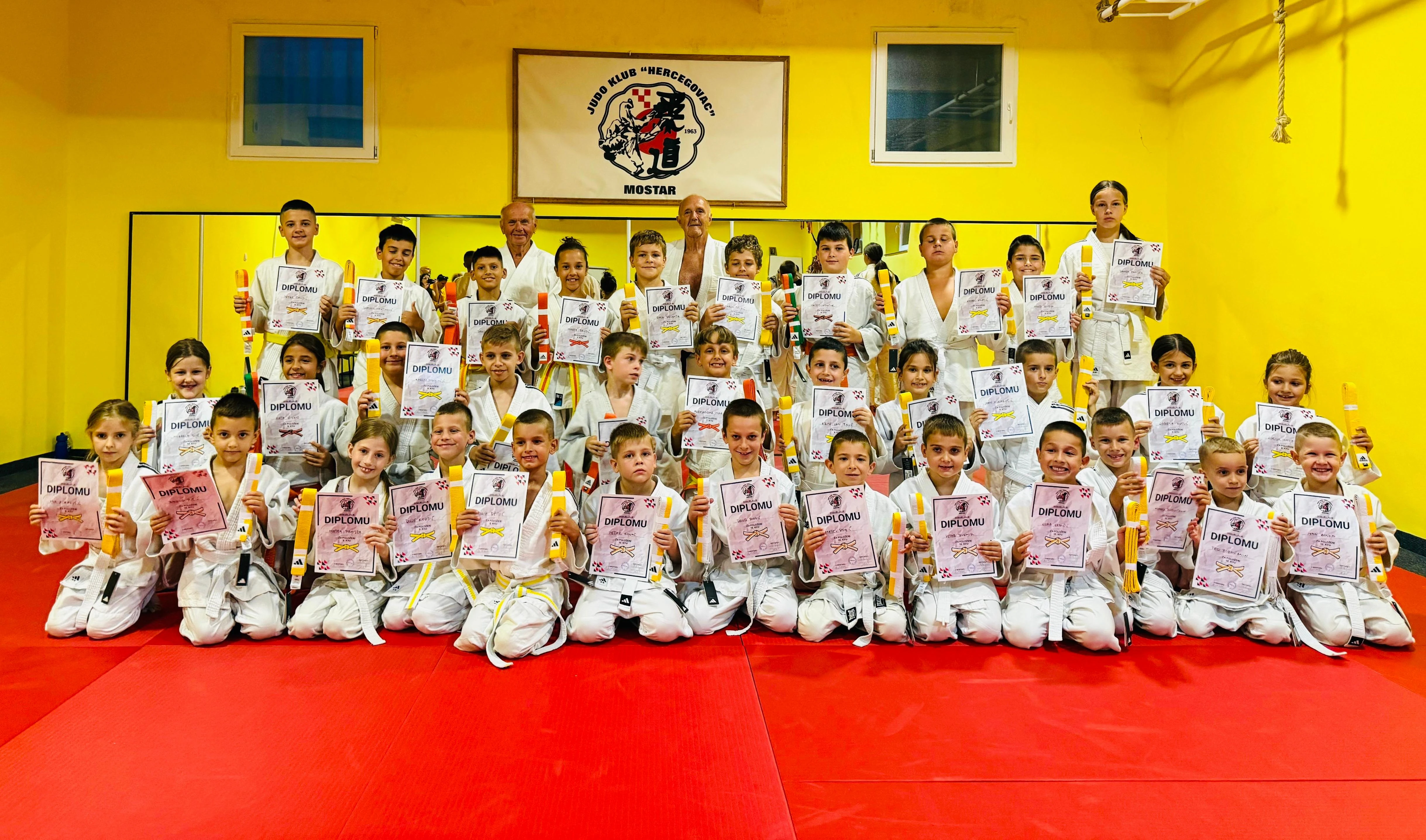 Mostarski Judo klub Hercegovac održao uspješno polaganje pojaseva