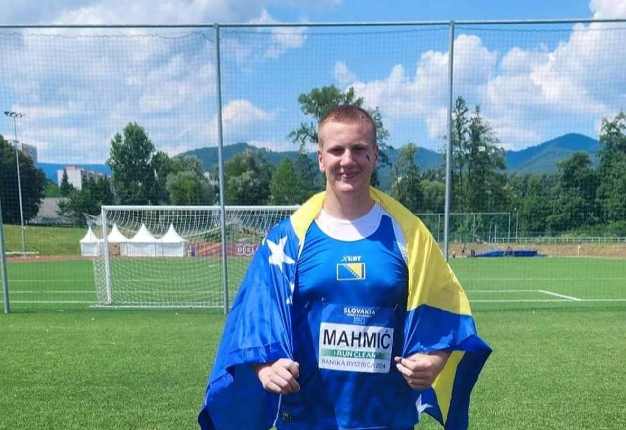 Enhar Mahmić uzeo zlato u bacanju kugle na EYOF-u 2025