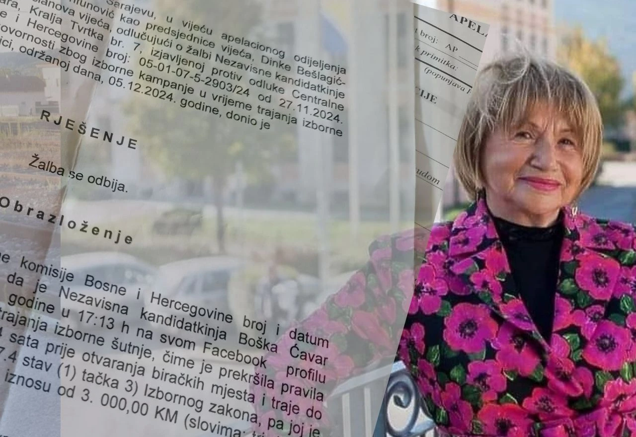 Boška Ćavar kažnjena zbog poziva na zajedničku molitvu