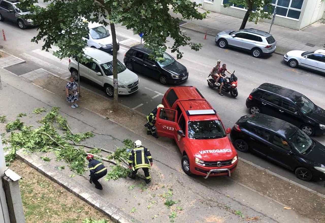 Vatrogasci odmah reagirali na apel građana Mostara i uklonili suhe grane
