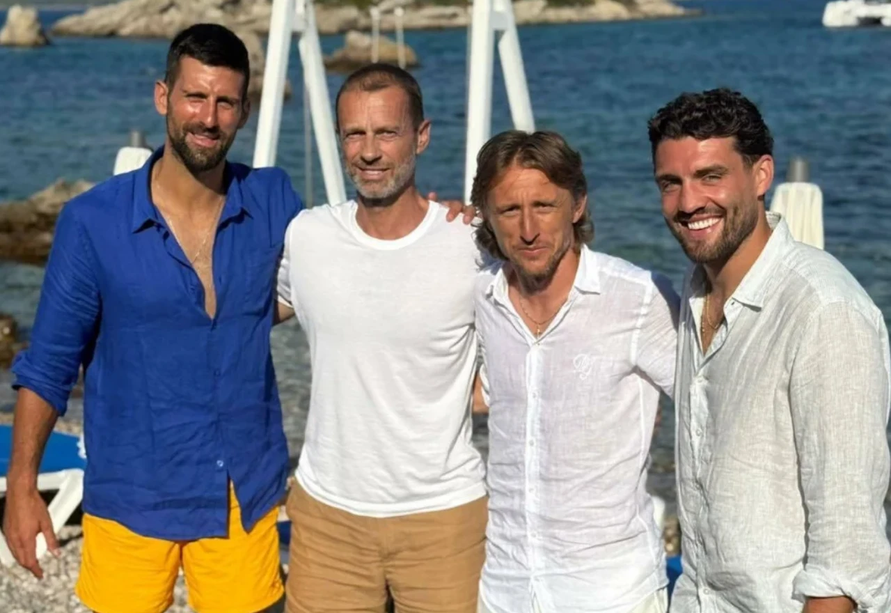 Modrić, Kovačić, Đoković i Čeferin uživaju u skrivenom raju Jadrana