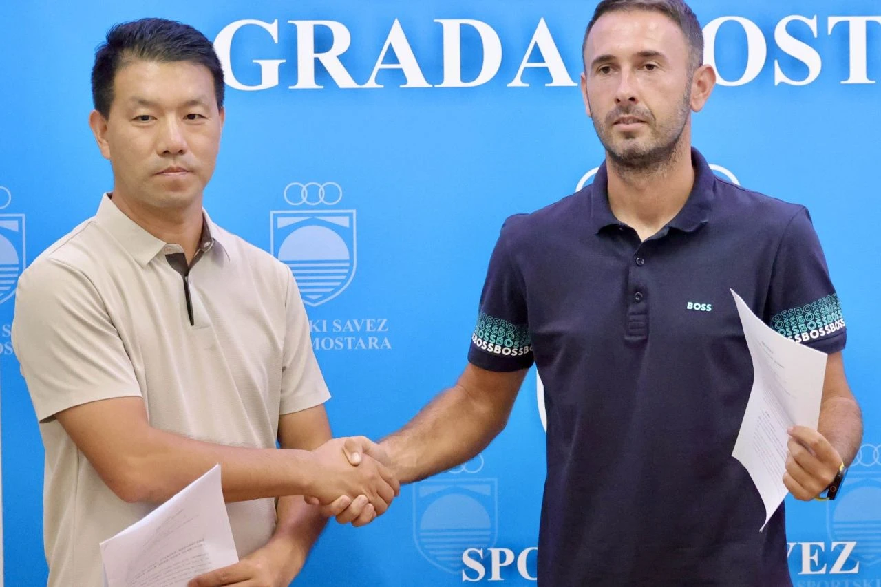 Teniski klub Mostar Stari Grad potpisao sporazum s teniskom akademijom  Aidong iz Dongguana