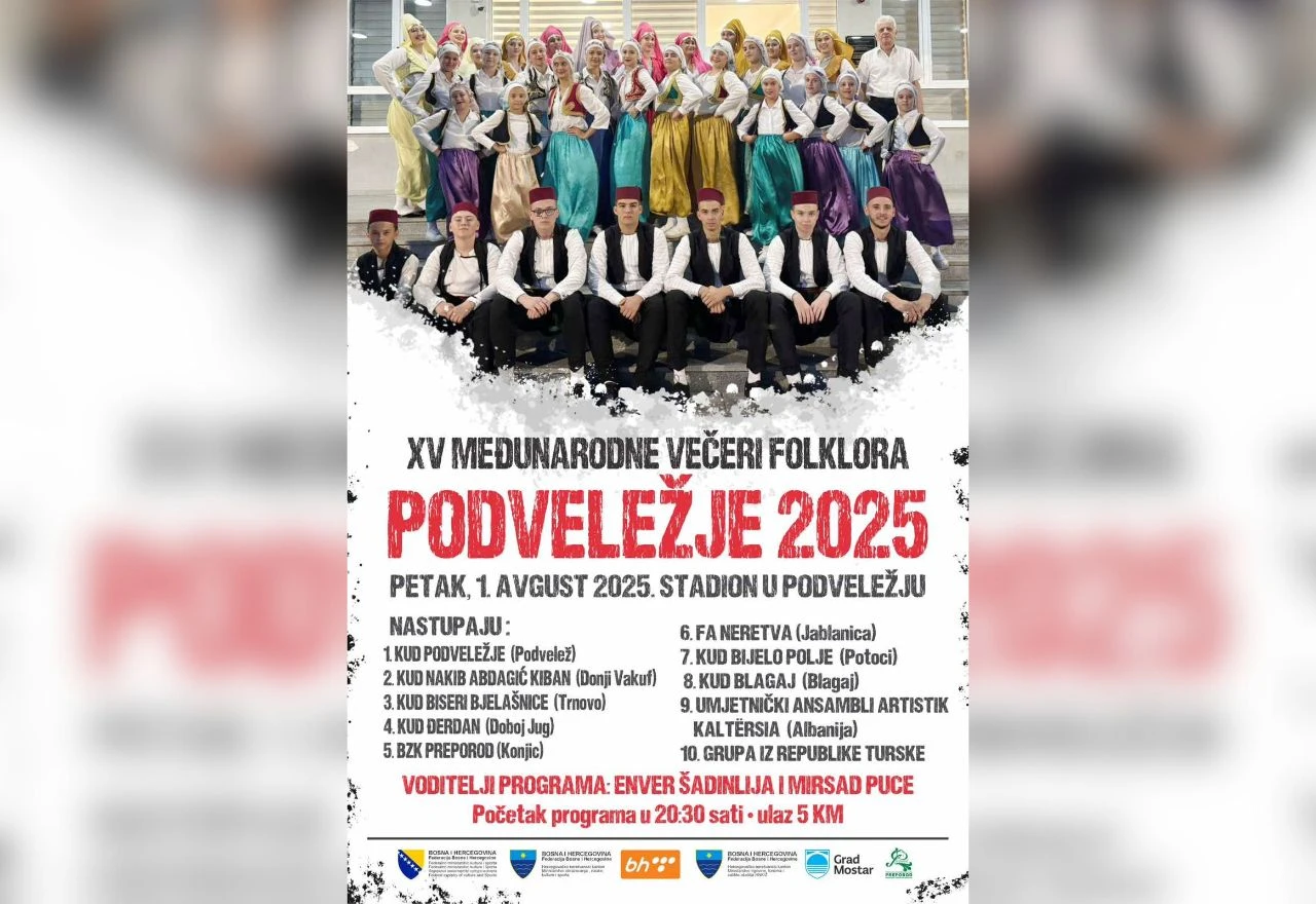 XV Međunarodne večeri folklora u Podveležju