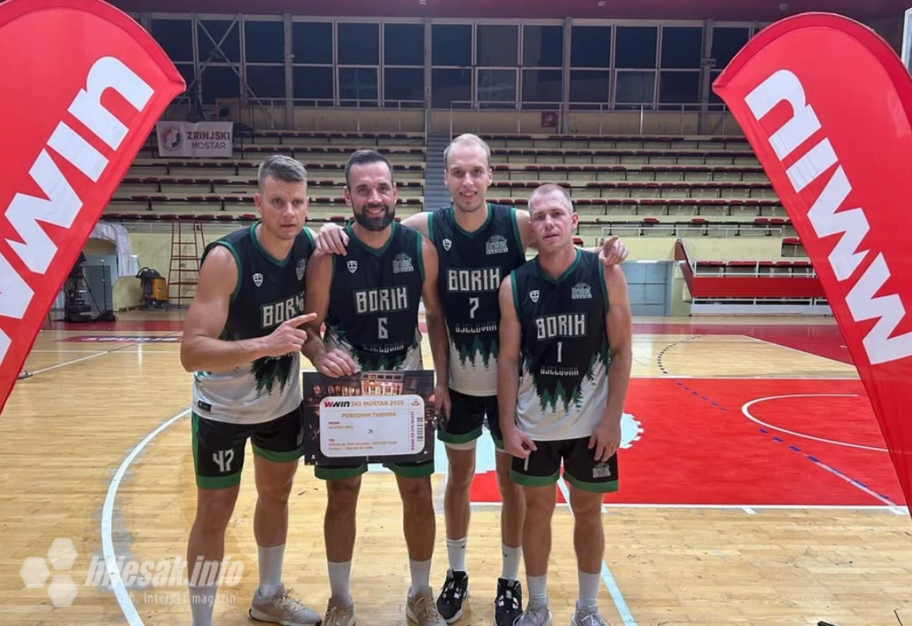 Finalna večer muškog turnira "Wwin 3x3 Mostar 2025" održana je u subotu