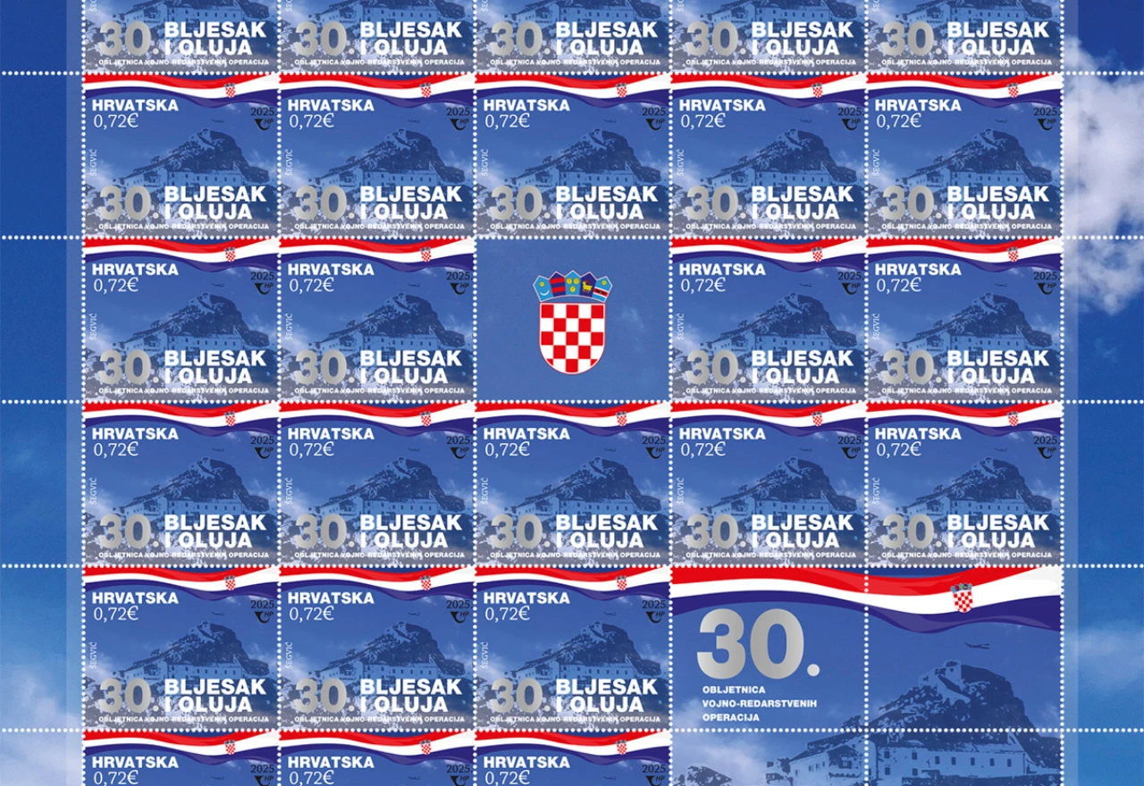 Hrvatska pošta izdaje poštansku marku u čast "Bljeska" i "Oluje"