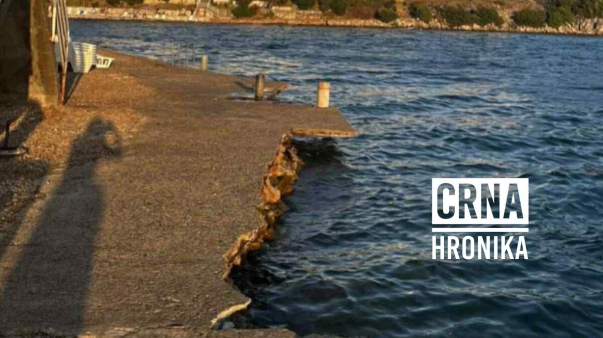 Urušila se ''privatna'' plaža u Neumu
