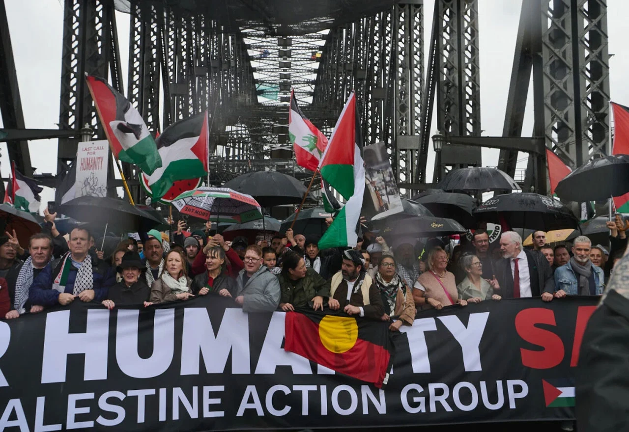 Marš za Palestinu u Australiji: Među okupljenima i Julian Assange