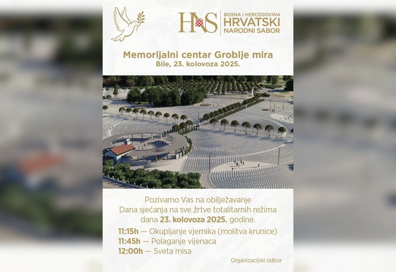 Misa na Groblju mira: Sjećanje na žrtve totalitarizama