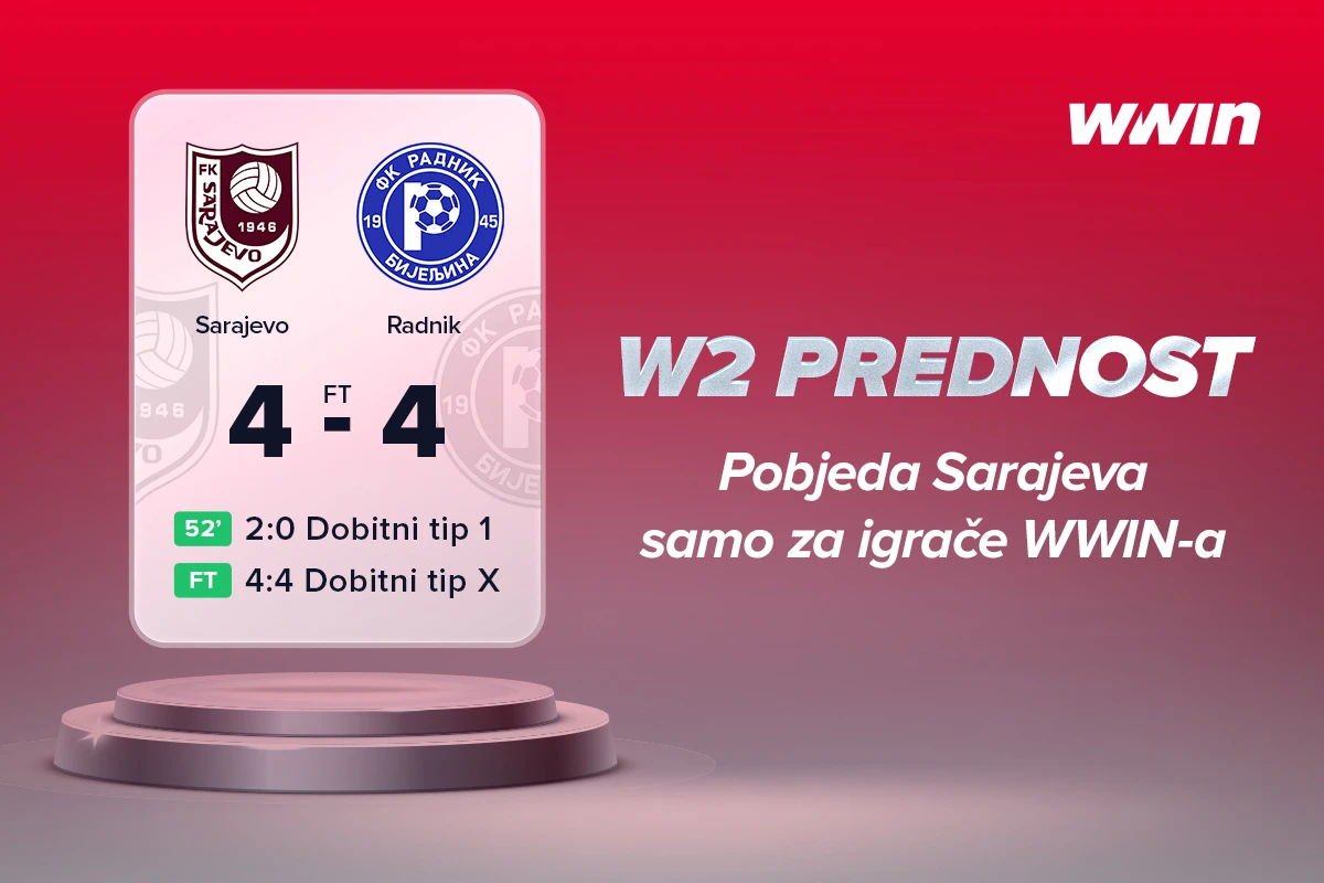 Pobjeda Sarajeva samo za igrače WWIN-a