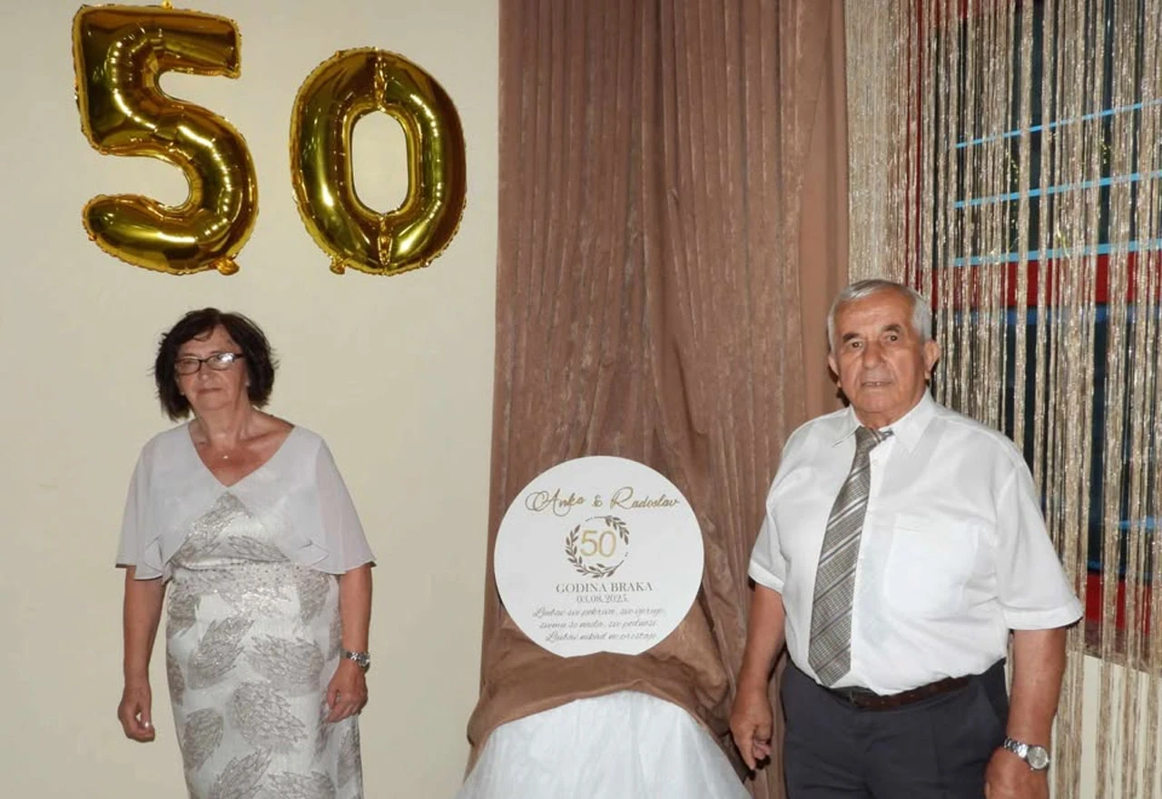 Jasenica: Anka i Radoslav proslavili 50 godina ljubavi