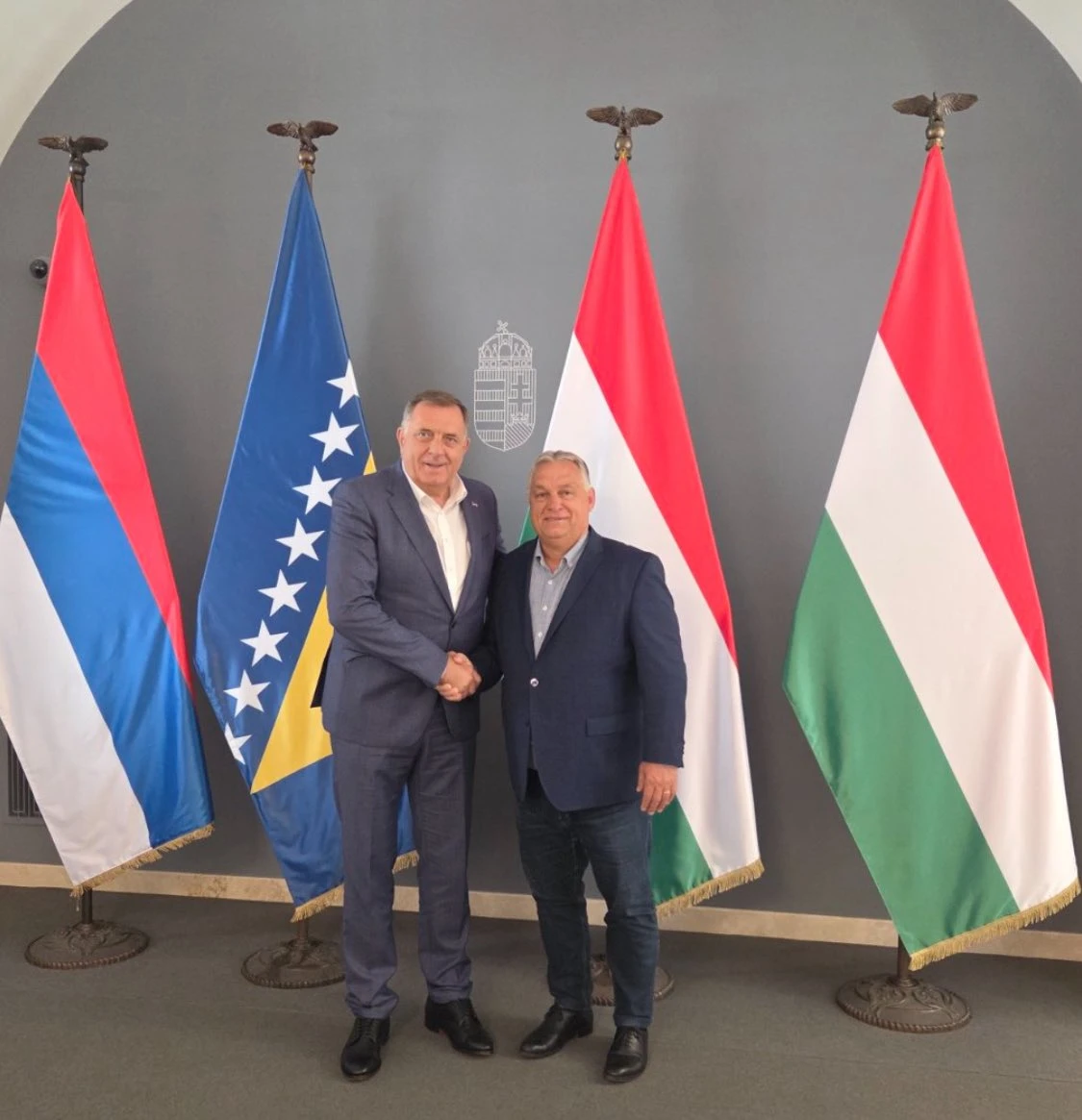 Orban ugostio Dodika: "Osuđen je jer odbija igrati kako Bruxelles svira"