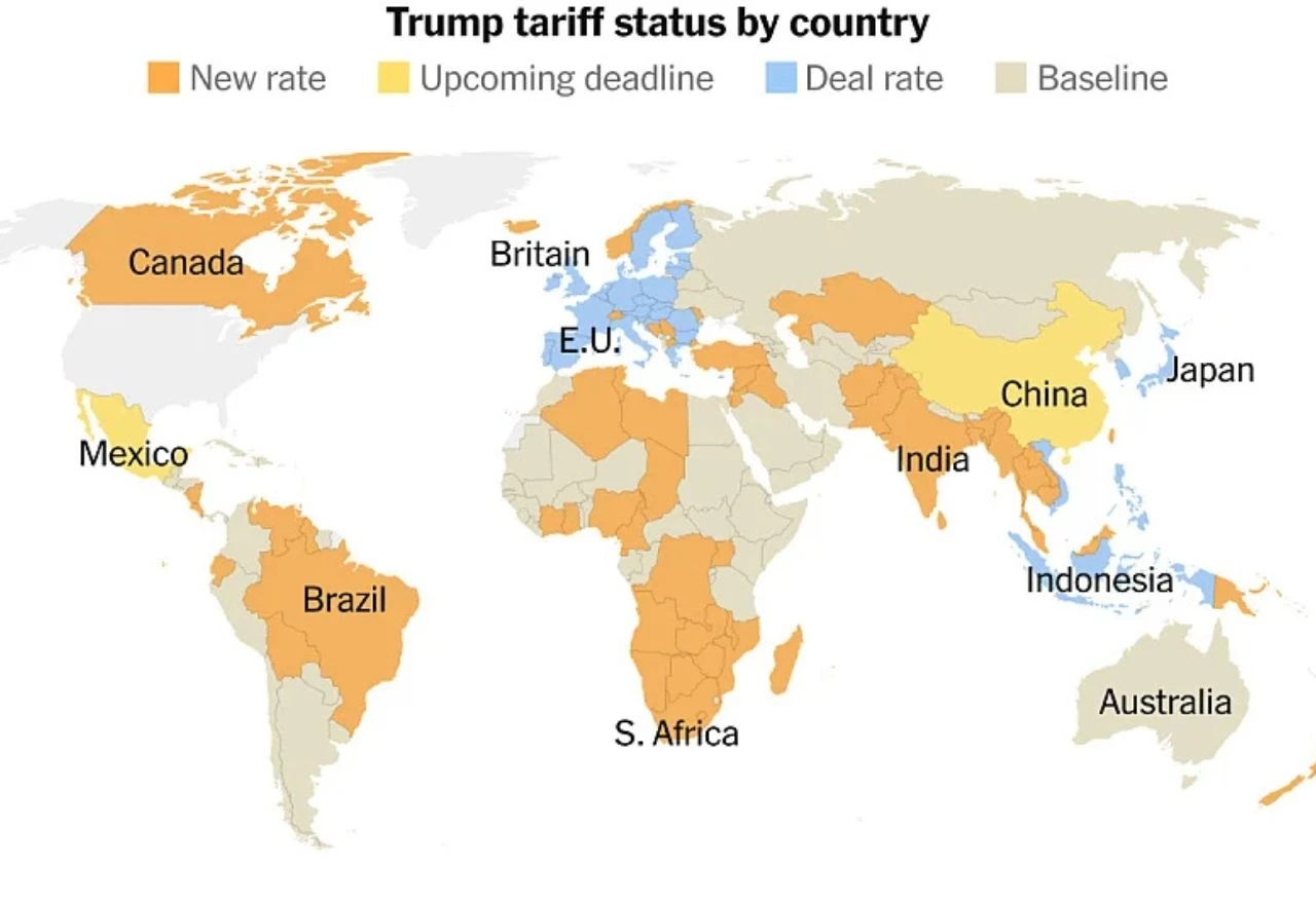 Ovako izgleda nova Trumpova mapa svijeta: Sve se vrti oko carina